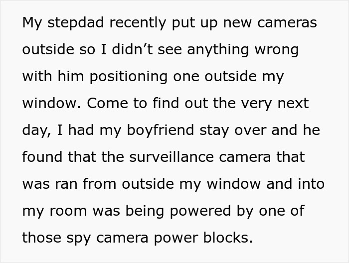 Stepdad Plants Spy Cam In 21YO’s Room, She’s Devastated As Mom Still Stays With The Guy