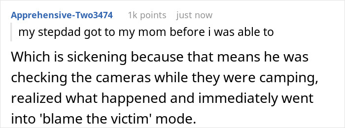 Stepdad Plants Spy Cam In 21YO’s Room, She’s Devastated As Mom Still Stays With The Guy