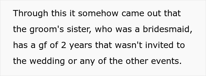 Bride Keeps Bridesmaid&rsquo;s BF Off The Wedding Guest List, Accuses Sister Of Spreading Rumors Later
