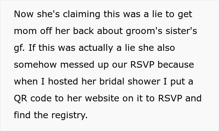 Bride Keeps Bridesmaid&rsquo;s BF Off The Wedding Guest List, Accuses Sister Of Spreading Rumors Later