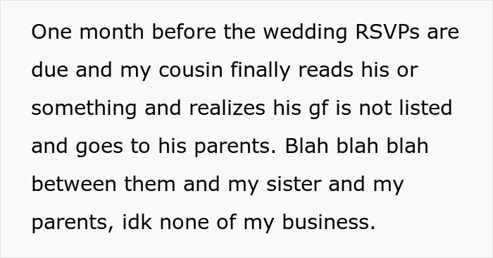 Bride Keeps Bridesmaid&rsquo;s BF Off The Wedding Guest List, Accuses Sister Of Spreading Rumors Later