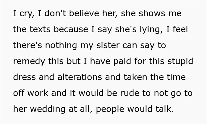 Bride Keeps Bridesmaid&rsquo;s BF Off The Wedding Guest List, Accuses Sister Of Spreading Rumors Later
