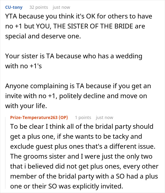 Bride Keeps Bridesmaid&rsquo;s BF Off The Wedding Guest List, Accuses Sister Of Spreading Rumors Later