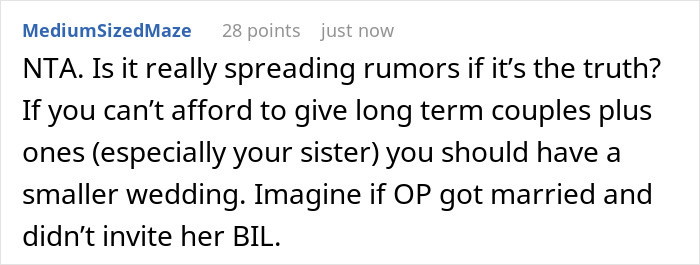 Bride Keeps Bridesmaid&rsquo;s BF Off The Wedding Guest List, Accuses Sister Of Spreading Rumors Later