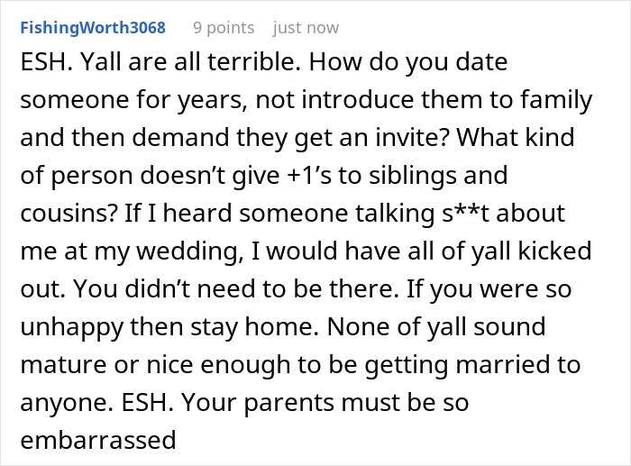 Bride Keeps Bridesmaid&rsquo;s BF Off The Wedding Guest List, Accuses Sister Of Spreading Rumors Later