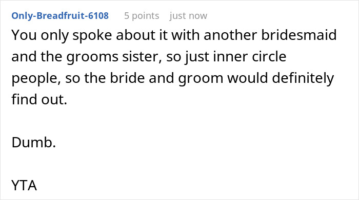 Bride Keeps Bridesmaid&rsquo;s BF Off The Wedding Guest List, Accuses Sister Of Spreading Rumors Later