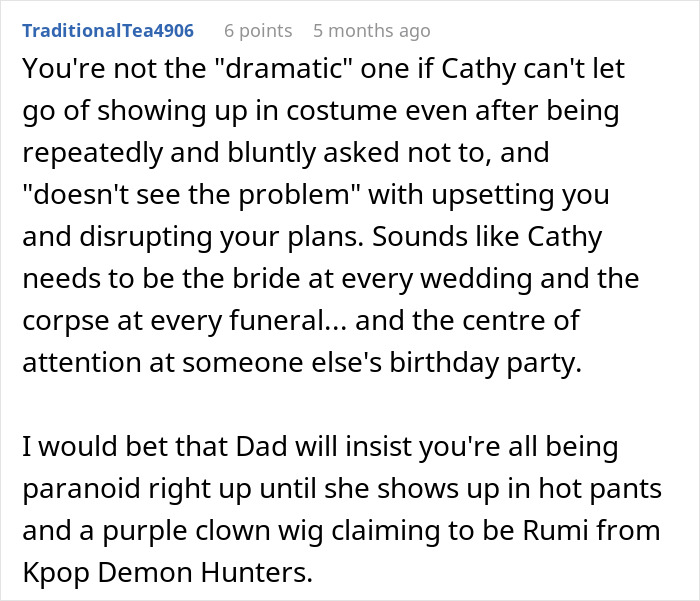 Stepmom Dresses Up As K-Pop Character To Hijack Kid’s Birthday, Gets Banned From Future Parties Stepmom Dresses Up As K-Pop Character To Hijack Kid’s Birthday, Gets Banned From Future Parties