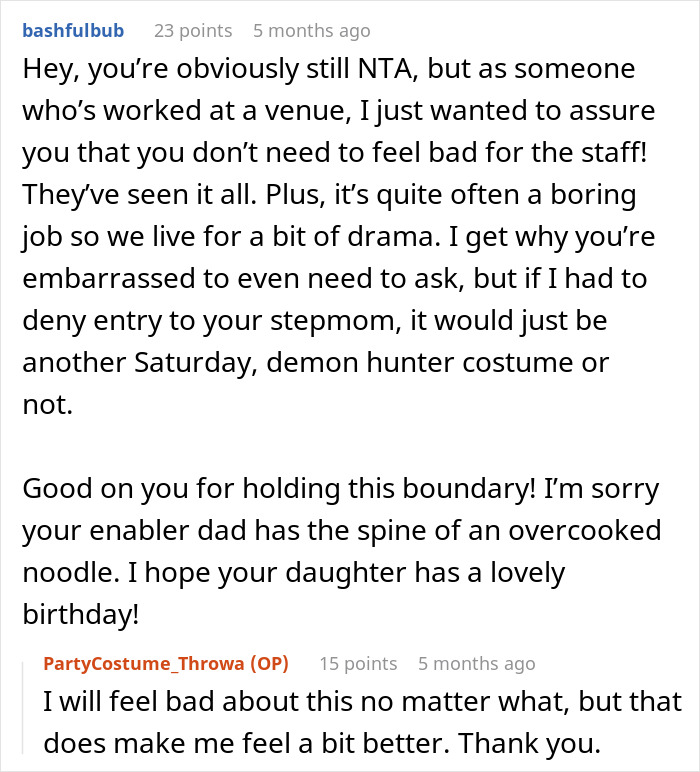 Stepmom Dresses Up As K-Pop Character To Hijack Kid’s Birthday, Gets Banned From Future Parties Stepmom Dresses Up As K-Pop Character To Hijack Kid’s Birthday, Gets Banned From Future Parties