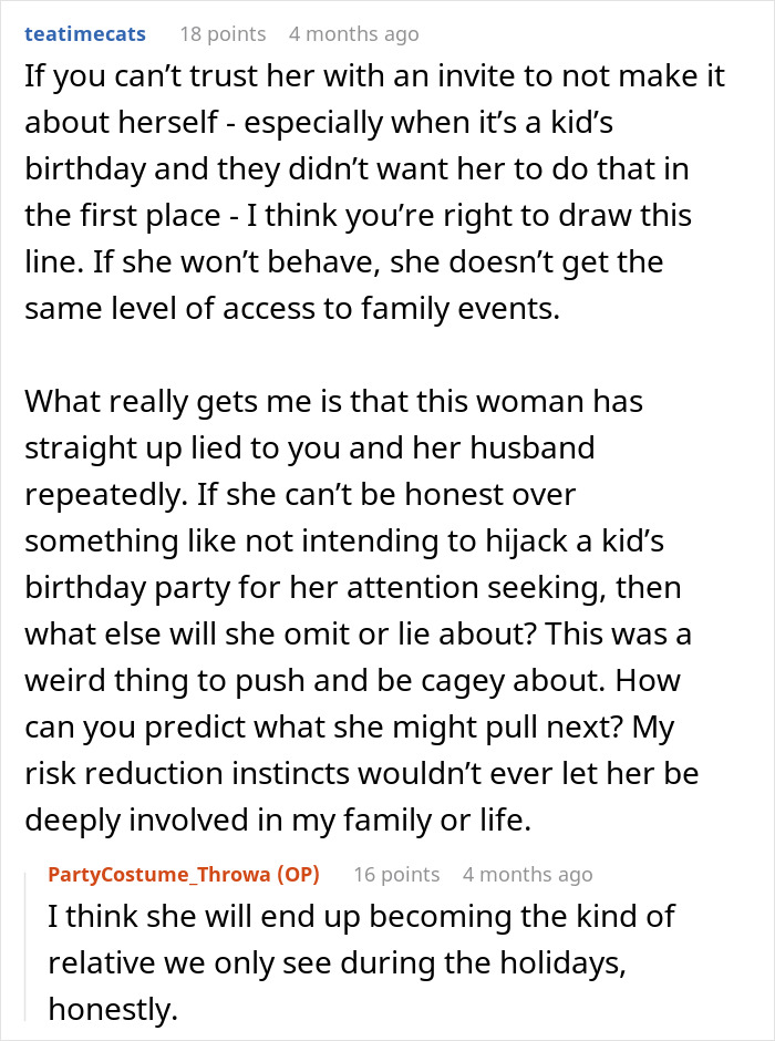 Stepmom Dresses Up As K-Pop Character To Hijack Kid’s Birthday, Gets Banned From Future Parties Stepmom Dresses Up As K-Pop Character To Hijack Kid’s Birthday, Gets Banned From Future Parties