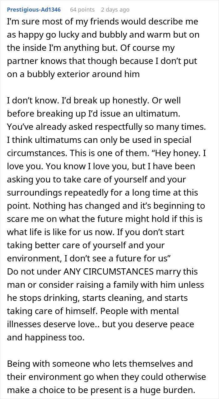 Woman Opens Up About Being Repulsed By Boyfriend, Gets A Reality Check From The Internet