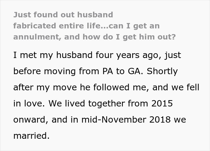 Woman Finds Out She Has No Idea Who Her Husband Really Is, Asks The Internet For Advice Woman Finds Out She Has No Idea Who Her Husband Really Is, Asks The Internet For Advice