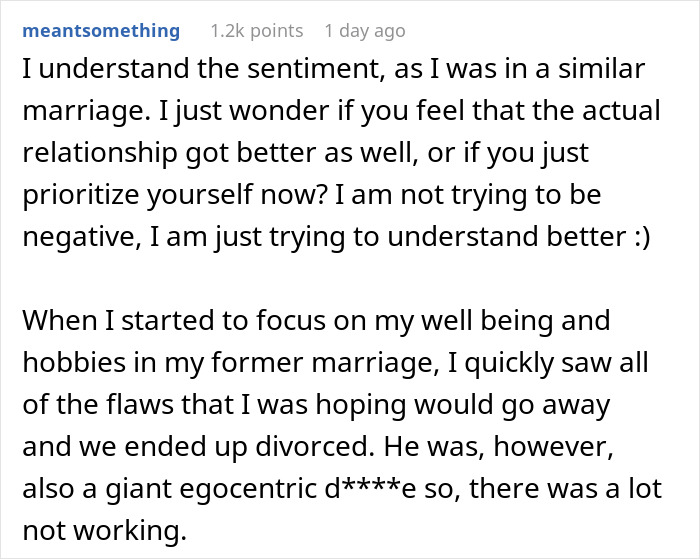 “Decided To ‘Decenter’ My Husband A Couple Of Years Ago And Here’s How It’s Going” “Decided To ‘Decenter’ My Husband A Couple Of Years Ago And Here’s How It’s Going”