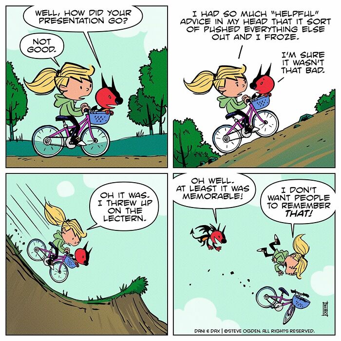 20 Wholesome Comics About A Girl And Her &ldquo;Not-So-Adorable&rdquo; Fire-Breathing Dragon By Steve Ogden