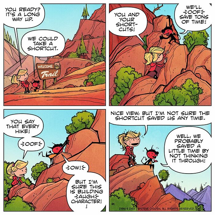 20 Wholesome Comics About A Girl And Her &ldquo;Not-So-Adorable&rdquo; Fire-Breathing Dragon By Steve Ogden