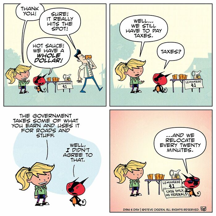 20 Wholesome Comics About A Girl And Her &ldquo;Not-So-Adorable&rdquo; Fire-Breathing Dragon By Steve Ogden