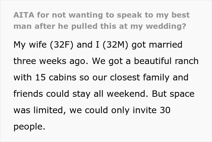 Groom’s Friend Misses Wedding After Showing Up, Sends Emotional Messages About Withdrawal Issues Groom’s Friend Misses Wedding After Showing Up, Sends Emotional Messages About Withdrawal Issues