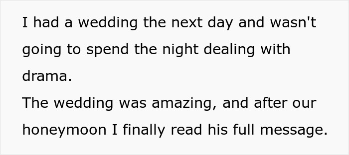 Groom’s Friend Misses Wedding After Showing Up, Sends Emotional Messages About Withdrawal Issues Groom’s Friend Misses Wedding After Showing Up, Sends Emotional Messages About Withdrawal Issues