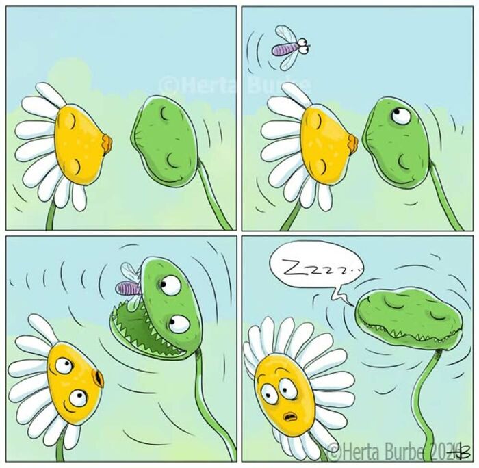 50 Comics And Illustrations By Herta Burbė That Might Brighten Up Your Day (New Pics) 50 Comics And Illustrations By Herta Burbė That Might Brighten Up Your Day (New Pics)