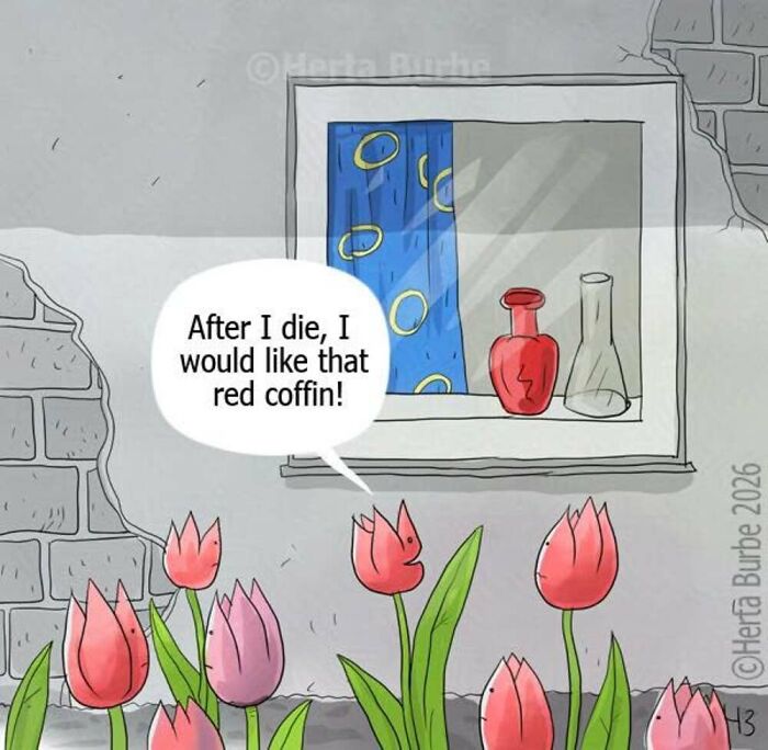 50 Comics And Illustrations By Herta Burbė That Might Brighten Up Your Day (New Pics) 50 Comics And Illustrations By Herta Burbė That Might Brighten Up Your Day (New Pics)