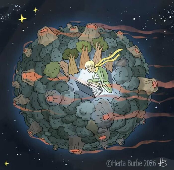 50 Comics And Illustrations By Herta Burbė That Might Brighten Up Your Day (New Pics) 50 Comics And Illustrations By Herta Burbė That Might Brighten Up Your Day (New Pics)