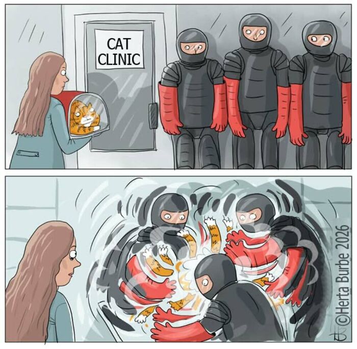 50 Comics And Illustrations By Herta Burbė That Might Brighten Up Your Day (New Pics) 50 Comics And Illustrations By Herta Burbė That Might Brighten Up Your Day (New Pics)