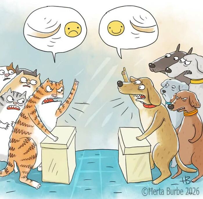 50 Comics And Illustrations By Herta Burbė That Might Brighten Up Your Day (New Pics) 50 Comics And Illustrations By Herta Burbė That Might Brighten Up Your Day (New Pics)