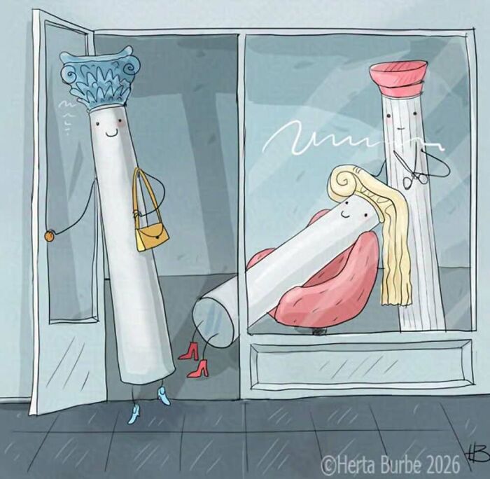 50 Comics And Illustrations By Herta Burbė That Might Brighten Up Your Day (New Pics) 50 Comics And Illustrations By Herta Burbė That Might Brighten Up Your Day (New Pics)