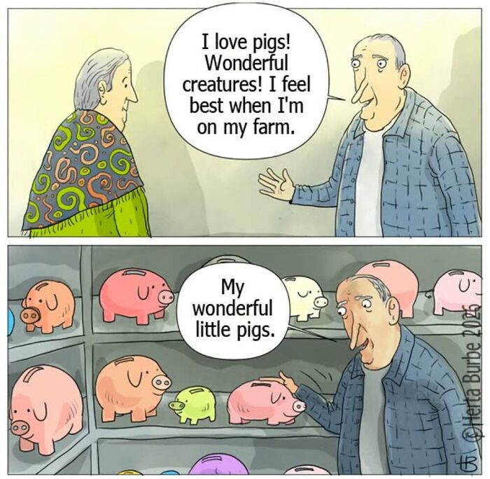 50 Comics And Illustrations By Herta Burbė That Might Brighten Up Your Day (New Pics) 50 Comics And Illustrations By Herta Burbė That Might Brighten Up Your Day (New Pics)