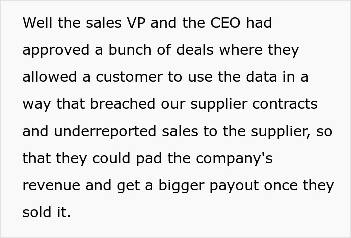 Worker Keeps Proof Of Bosses’ Fraud Hidden For Years, New Owners Use It To Wipe Out Their Big Payday Worker Keeps Proof Of Bosses’ Fraud Hidden For Years, New Owners Use It To Wipe Out Their Big Payday