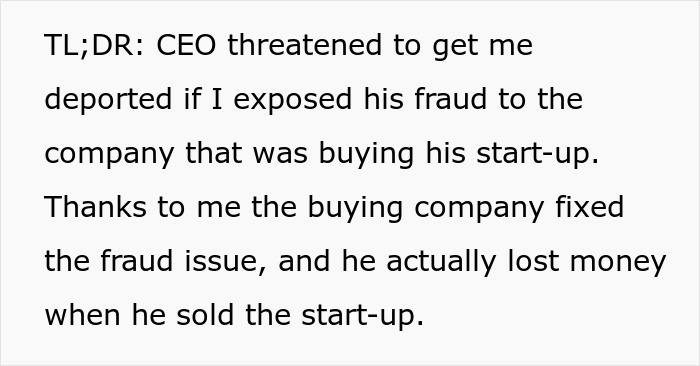Worker Keeps Proof Of Bosses’ Fraud Hidden For Years, New Owners Use It To Wipe Out Their Big Payday Worker Keeps Proof Of Bosses’ Fraud Hidden For Years, New Owners Use It To Wipe Out Their Big Payday