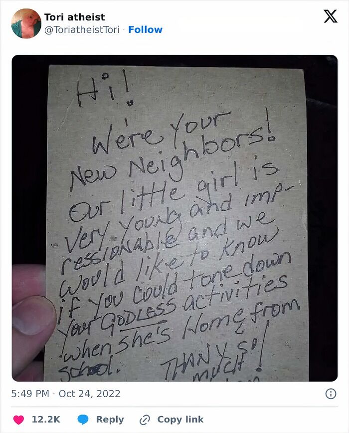 40 Passive-Aggressive Notes From Neighbors Who Decided Knocking On The Door Was Far Too Civil 40 Passive-Aggressive Notes From Neighbors Who Decided Knocking On The Door Was Far Too Civil