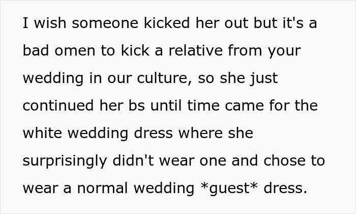 Bride’s Cousin Acted Like She’s The One Getting Married, Her Excuse Made Everyone Roll Their Eyes Bride’s Cousin Acted Like She’s The One Getting Married, Her Excuse Made Everyone Roll Their Eyes
