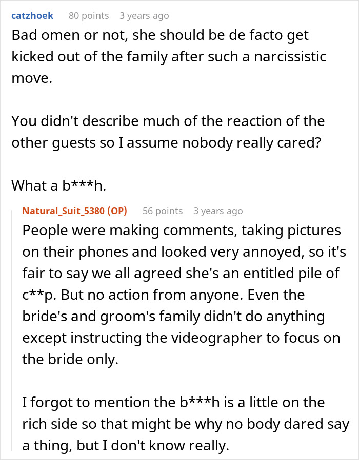 Bride’s Cousin Acted Like She’s The One Getting Married, Her Excuse Made Everyone Roll Their Eyes Bride’s Cousin Acted Like She’s The One Getting Married, Her Excuse Made Everyone Roll Their Eyes