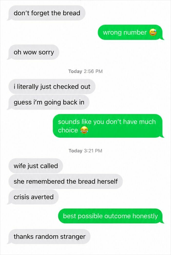 48 Wrong Number Texts That Escalated Into Absolutely Unhinged Conversations (New Pics) 48 Wrong Number Texts That Escalated Into Absolutely Unhinged Conversations (New Pics)