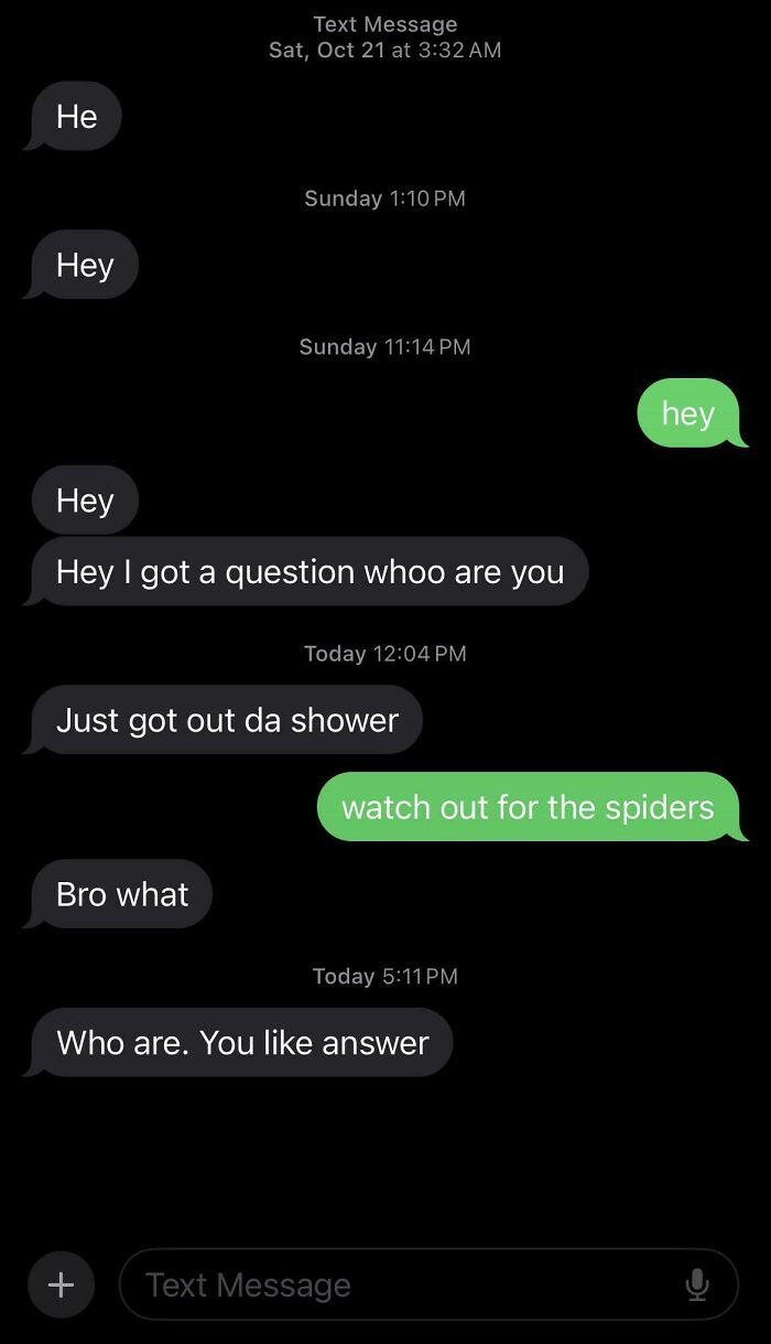 48 Wrong Number Texts That Escalated Into Absolutely Unhinged Conversations (New Pics) 48 Wrong Number Texts That Escalated Into Absolutely Unhinged Conversations (New Pics)