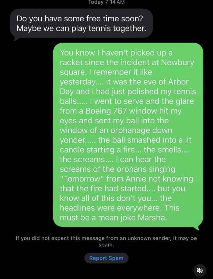 48 Wrong Number Texts That Escalated Into Absolutely Unhinged Conversations (New Pics) 48 Wrong Number Texts That Escalated Into Absolutely Unhinged Conversations (New Pics)