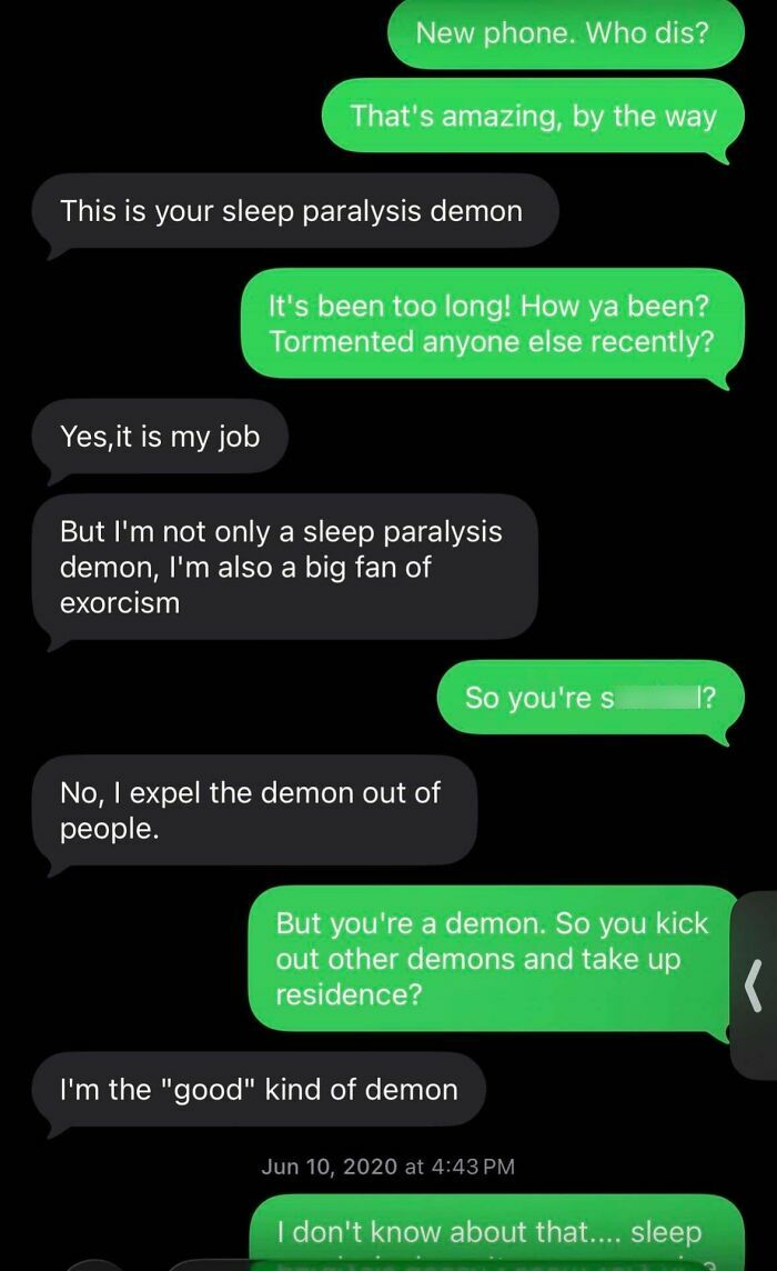 48 Wrong Number Texts That Escalated Into Absolutely Unhinged Conversations (New Pics) 48 Wrong Number Texts That Escalated Into Absolutely Unhinged Conversations (New Pics)