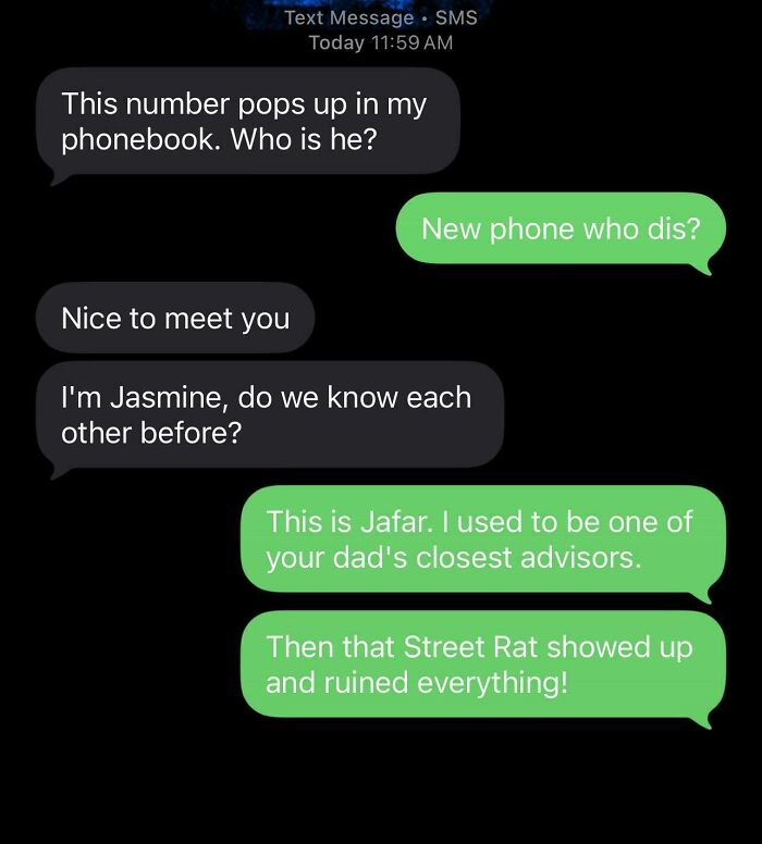 48 Wrong Number Texts That Escalated Into Absolutely Unhinged Conversations (New Pics) 48 Wrong Number Texts That Escalated Into Absolutely Unhinged Conversations (New Pics)