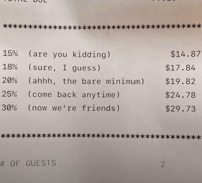 ‘End Tipping’: 93 Pics That Show Tipping Culture In The US Needs To Change (New Pics) ‘End Tipping’: 93 Pics That Show Tipping Culture In The US Needs To Change (New Pics)