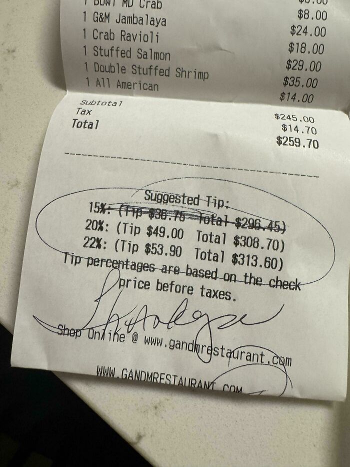 ‘End Tipping’: 93 Pics That Show Tipping Culture In The US Needs To Change (New Pics) ‘End Tipping’: 93 Pics That Show Tipping Culture In The US Needs To Change (New Pics)