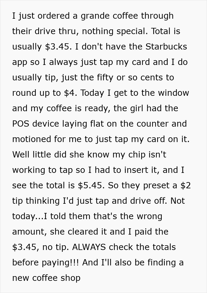 ‘End Tipping’: 93 Pics That Show Tipping Culture In The US Needs To Change (New Pics) ‘End Tipping’: 93 Pics That Show Tipping Culture In The US Needs To Change (New Pics)