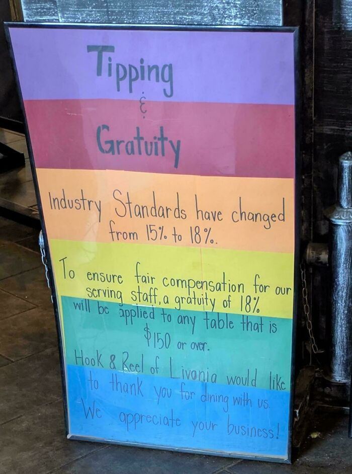 ‘End Tipping’: 93 Pics That Show Tipping Culture In The US Needs To Change (New Pics) ‘End Tipping’: 93 Pics That Show Tipping Culture In The US Needs To Change (New Pics)