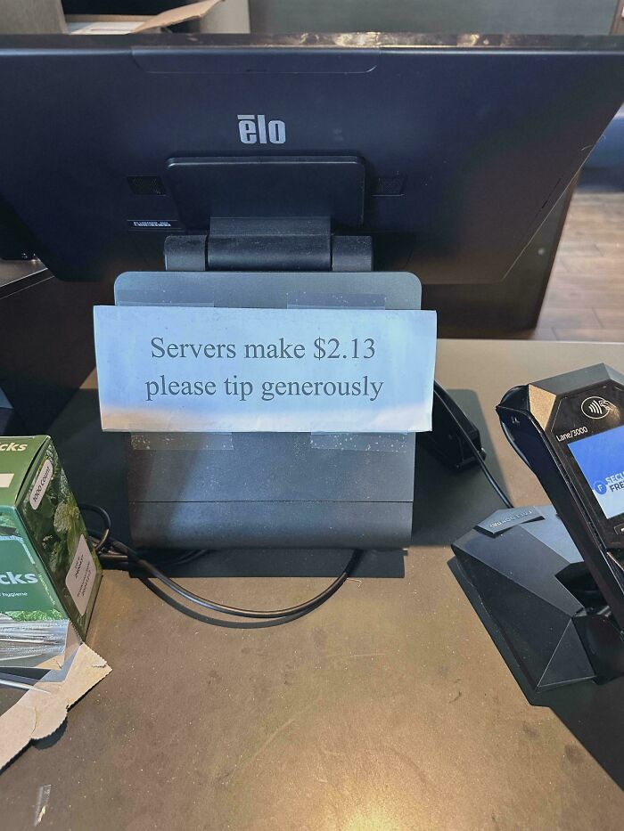 ‘End Tipping’: 93 Pics That Show Tipping Culture In The US Needs To Change (New Pics) ‘End Tipping’: 93 Pics That Show Tipping Culture In The US Needs To Change (New Pics)