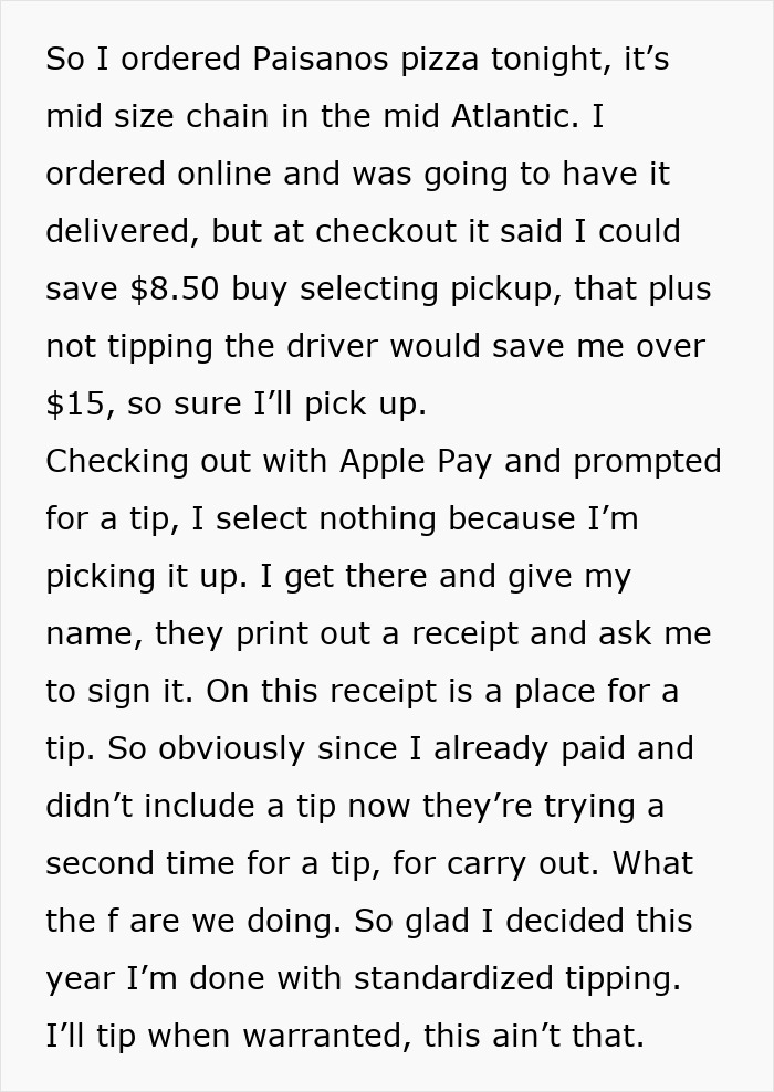 ‘End Tipping’: 93 Pics That Show Tipping Culture In The US Needs To Change (New Pics) ‘End Tipping’: 93 Pics That Show Tipping Culture In The US Needs To Change (New Pics)