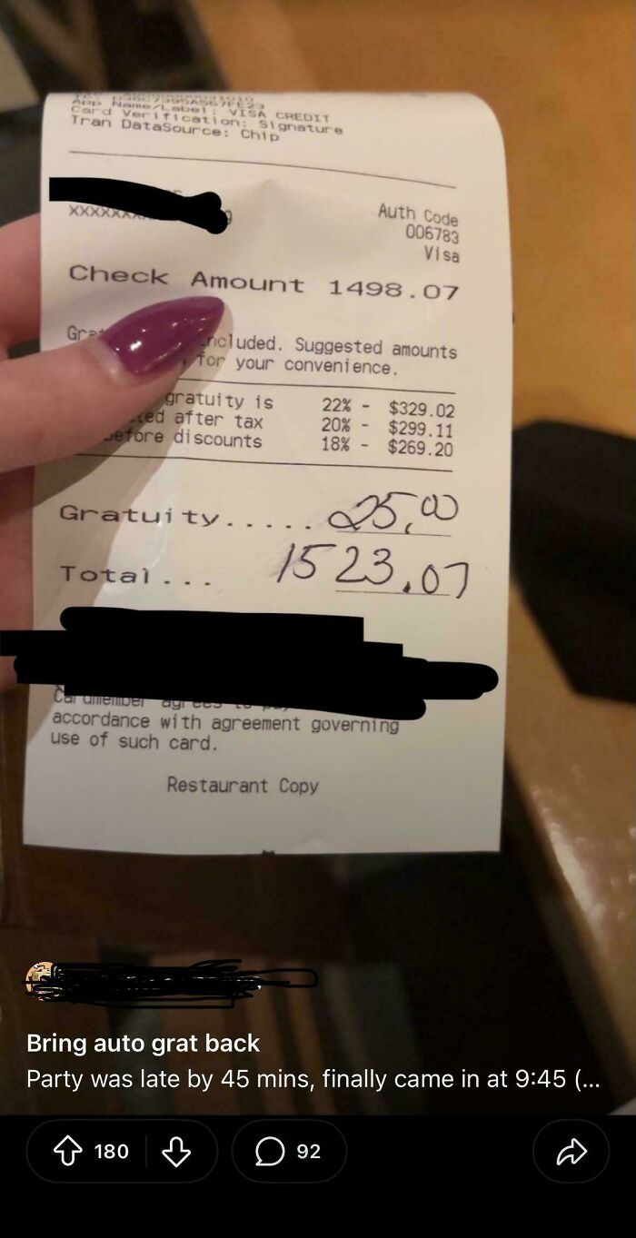 ‘End Tipping’: 93 Pics That Show Tipping Culture In The US Needs To Change (New Pics) ‘End Tipping’: 93 Pics That Show Tipping Culture In The US Needs To Change (New Pics)