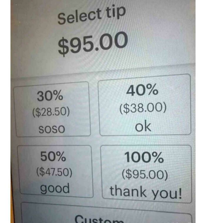 ‘End Tipping’: 93 Pics That Show Tipping Culture In The US Needs To Change (New Pics) ‘End Tipping’: 93 Pics That Show Tipping Culture In The US Needs To Change (New Pics)