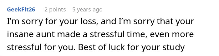 Entitled Aunt Tries Taking Over Home And Job Of Her Late Sister, Her Kids Do The Perfect Thing
