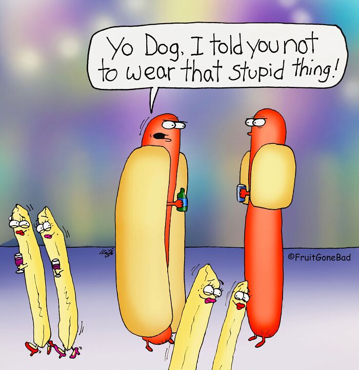 &ldquo;Fruit Gone Bad&rdquo;: 43 Funny Comics That Bring Produce And Objects To Life (New Pics)