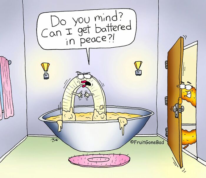 &ldquo;Fruit Gone Bad&rdquo;: 43 Funny Comics That Bring Produce And Objects To Life (New Pics)