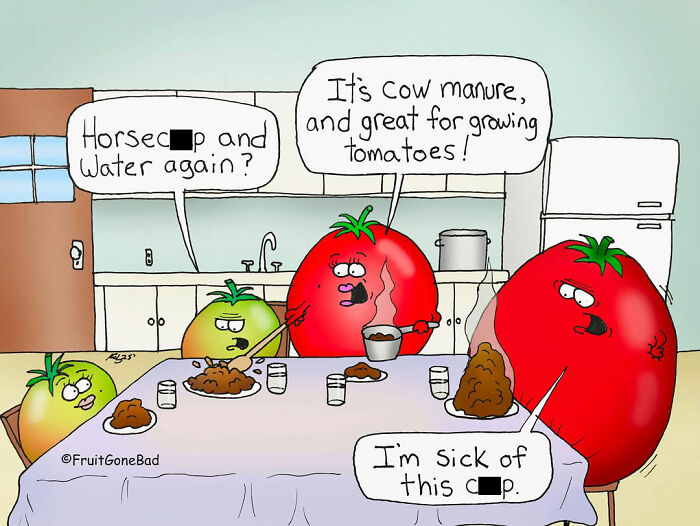 &ldquo;Fruit Gone Bad&rdquo;: 43 Funny Comics That Bring Produce And Objects To Life (New Pics)